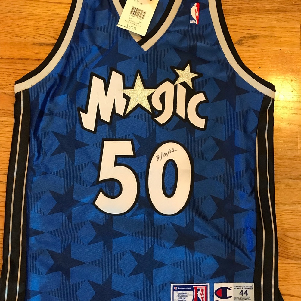RARE Mike Miller stars champion Magic AuThentic 44